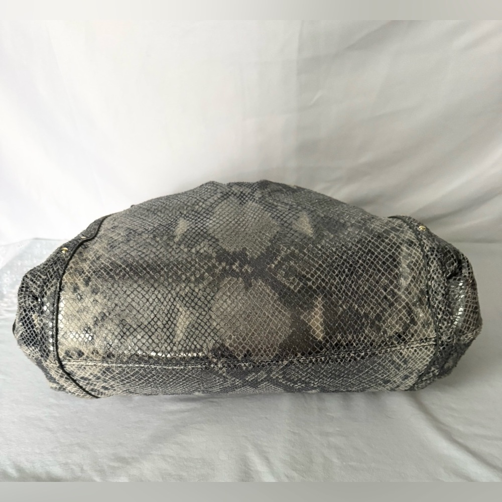 Coach Alexandra EUC python embossed leather tote - image 6